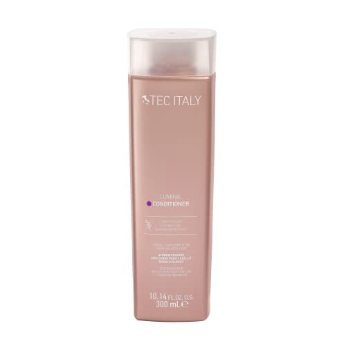 Tec Italy Lumina Conditioner Purple Toning for Blonde, Gray & Bleached Hair - Neutralizes Yellow Tones, Enhances Shine & Softness, UV Protection, 10.14 fl oz - görsel 2
