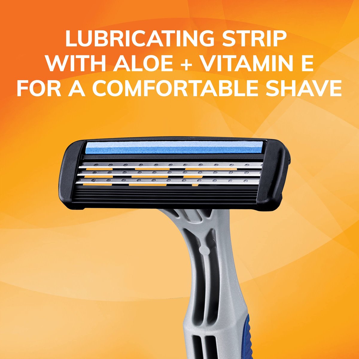 BIC Sensitive 3 Disposable Razors for Men with 3 Blades, Value Pack of 12 Avelisse