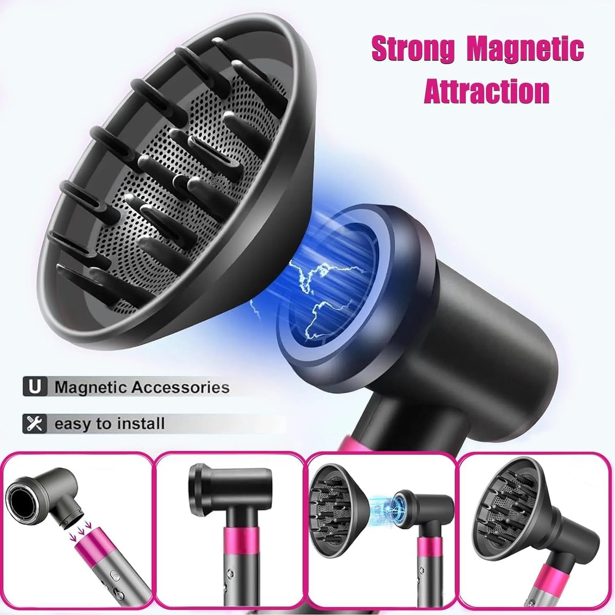 Dyson Airwrap Styler Diffuser and Adaptor – Convert Your Styler into a Hair Dryer - görsel 10