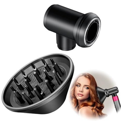 Dyson Airwrap Styler Diffuser and Adaptor – Convert Your Styler into a Hair Dryer