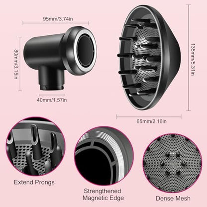 Dyson Airwrap Styler Diffuser and Adaptor – Convert Your Styler into a Hair Dryer