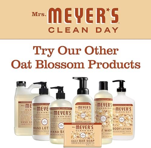 Mrs. MEYER'S Liquid Hand Soap Refill, Oat Blossom Scent, 33 fl oz (Pack of 2) - Gentle, Effective Hand Wash - görsel 10