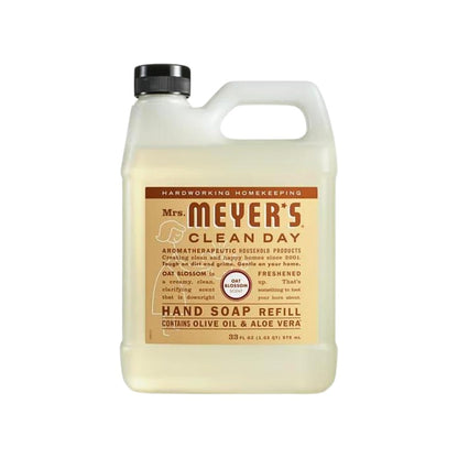 Mrs. MEYER'S Liquid Hand Soap Refill, Oat Blossom Scent, 33 fl oz (Pack of 2) - Gentle, Effective Hand Wash