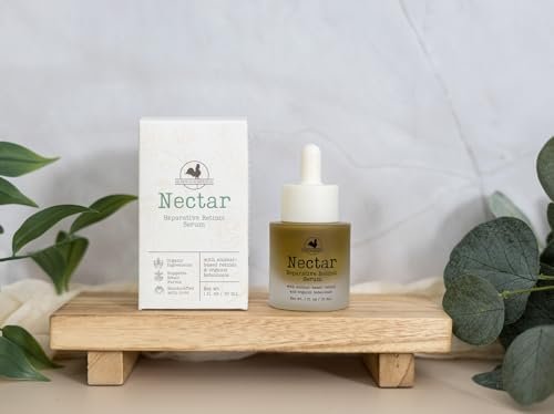 Hearth & Homestead Serum - Nectar Natural Retinol with Fermented Cod Liver Oil, Grass-Fed Tallow & Emu Oil – Nutrient-Rich Facial Oil for Smooth, Healthy Skin (1 fl oz) Avelisse