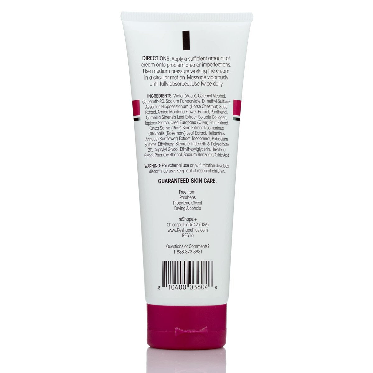 Reshape+ Varicose Vein Relief & Vein Care Cream with Collagen, Arnica, & Horse Chestnut - Visibly Reduce Varicose Veins, Bruises, & Spider Veins, 8 Fl Oz - görsel 3