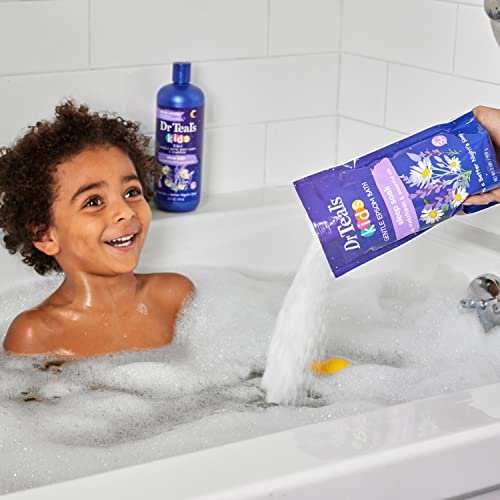 Dr Teal's Kids Gentle Epsom Salt Sleep Soak with Melatonin & Essential Oil Blend, 2 lbs (Pack of 3) - Bath Salts for Relaxation Avelisse