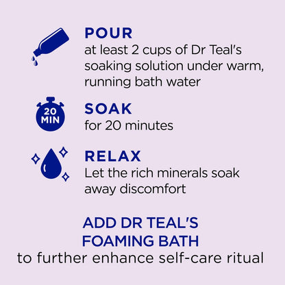 Dr Teal's Kids Gentle Epsom Salt Sleep Soak with Melatonin & Essential Oil Blend, 2 lbs (Pack of 3) - Bath Salts for Relaxation Avelisse