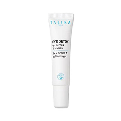 Talika Eye Detox Gel - Quick-Absorbing Caffeinated Eye Care for Dark Circles & Puffiness, Brightening & Depuffing Eye Contour Gel, 0.33 Oz