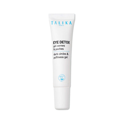Talika Eye Detox Gel - Quick-Absorbing Caffeinated Eye Care for Dark Circles & Puffiness, Brightening & Depuffing Eye Contour Gel, 0.33 Oz