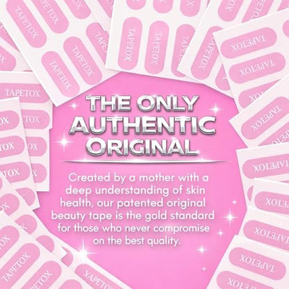 TapeTox Face Tape for Wrinkles - 160 Pre-Cut Wrinkle Patches for Forehead, Crow's Feet, Smile Lines - Overnight Lifting Tape - Latex-Free, Non-Toxic - Wrinkle Smoothing Avelisse