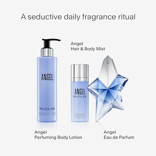 Mugler Angel Hair & Body Mist - Ambery & Woody Women's Perfume - 3.3 Fl Oz Avelisse