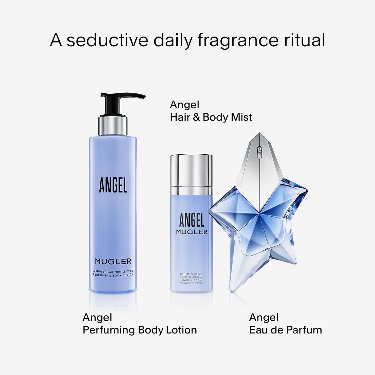 Mugler Angel Hair & Body Mist - Ambery & Woody Women's Perfume - 3.3 Fl Oz Avelisse