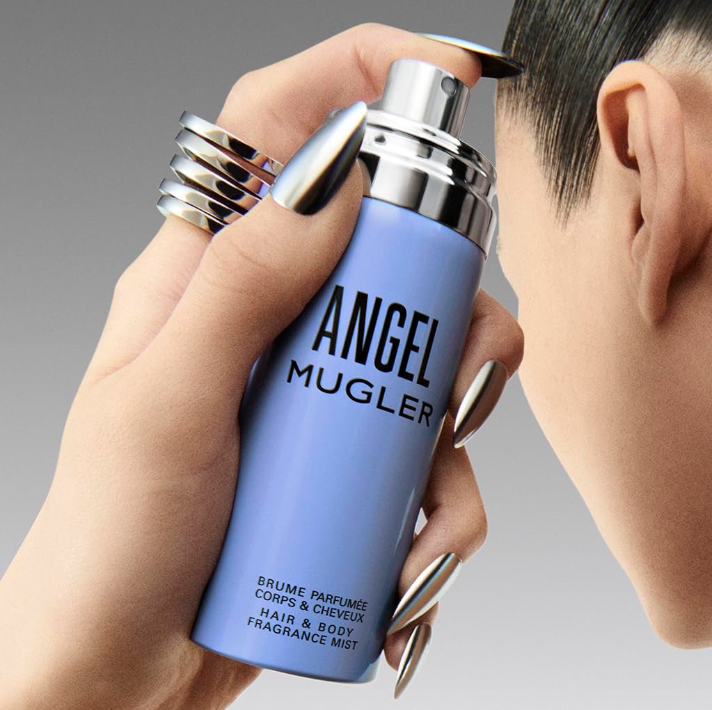 Mugler Angel Hair & Body Mist - Ambery & Woody Women's Perfume - 3.3 Fl Oz Avelisse