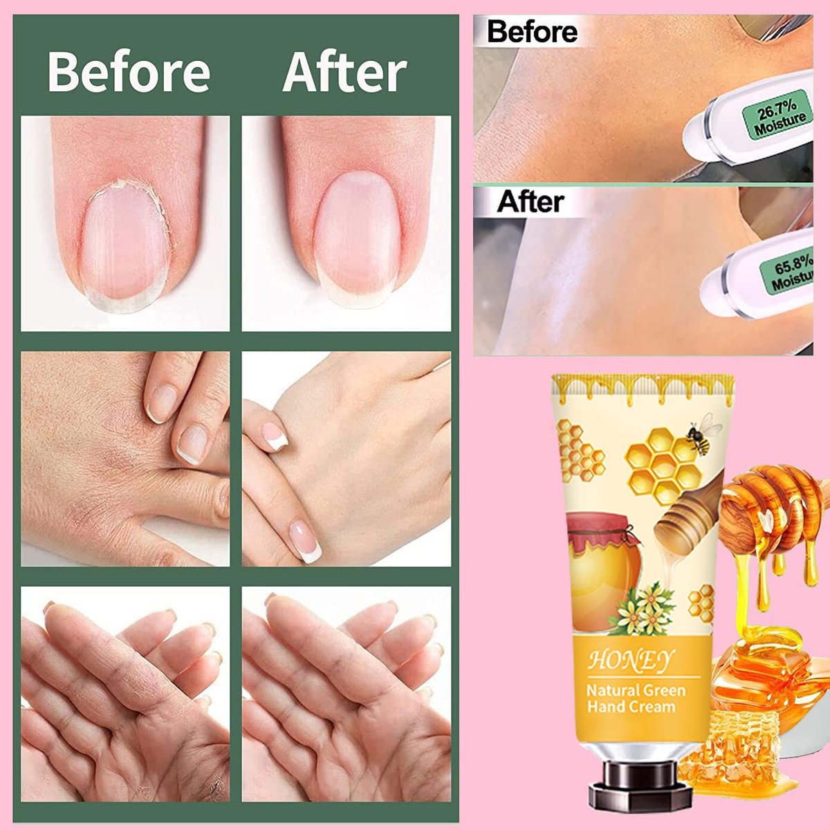 INALIER 38-Pack Hand Cream Bulk - Mini Travel Size Hand Lotion Set for Women, Teen Girls, Coworkers, Teachers, Nurses - Gifts for Dry Cracked Hands - görsel 5