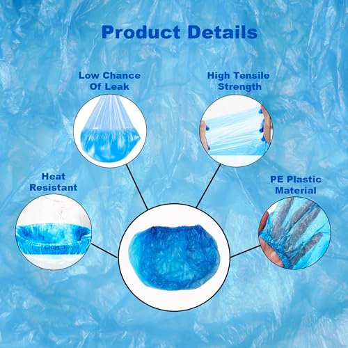 LVKN Disposable Pedicure Liners for Nail Spa - Blue, 120cm/47.25in, 50 Count, One Size Fits Most Spa Chairs Avelisse