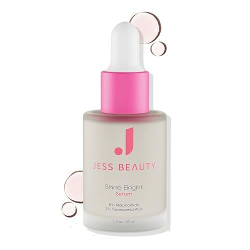 JESS BEAUTY Shine Bright Serum - Niacinamide Face Moisturizer to Minimize Pores, 1 fl oz Avelisse