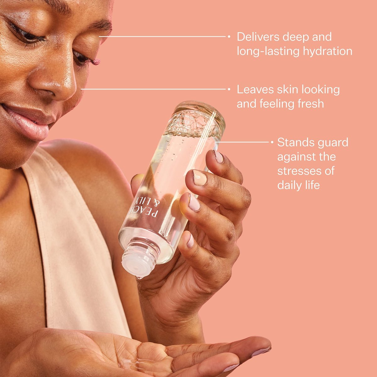 Peach & Lily Wild Dew Treatment Essence - Hyaluronic Acid, Niacinamide, and Lotus Extract - 3.38 oz Avelisse