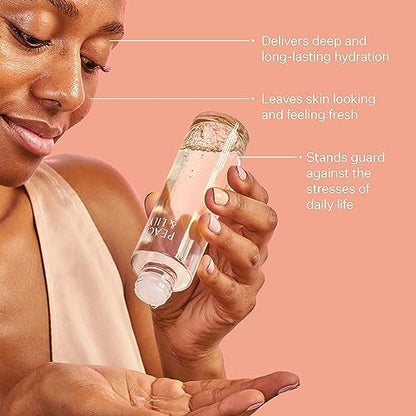 Peach & Lily Wild Dew Treatment Essence - Hyaluronic Acid, Niacinamide, and Lotus Extract - 3.38 oz Avelisse