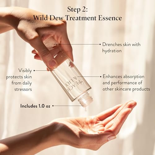 Peach & Lily Glass Skin Discovery Kit – 4-Piece Korean Beauty Skincare Set for Glowing, Acne-Prone Skin | Vegan & Cruelty-Free Avelisse