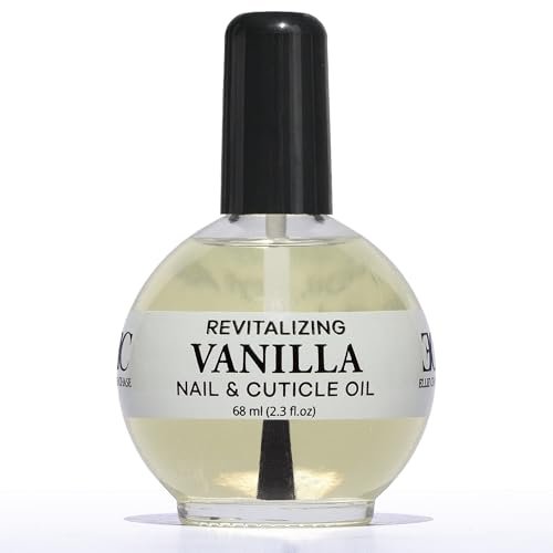 Ellie Chase Moisturizing Cuticle & Nail Care Oil 2.3 Fl Oz - Vanilla Scented – Infused with Jojoba Oil, Aloe, Vitamin E – Nail & Cuticle Hydration, Repair, Moisturizer, Strengthener, Growth - görsel 2