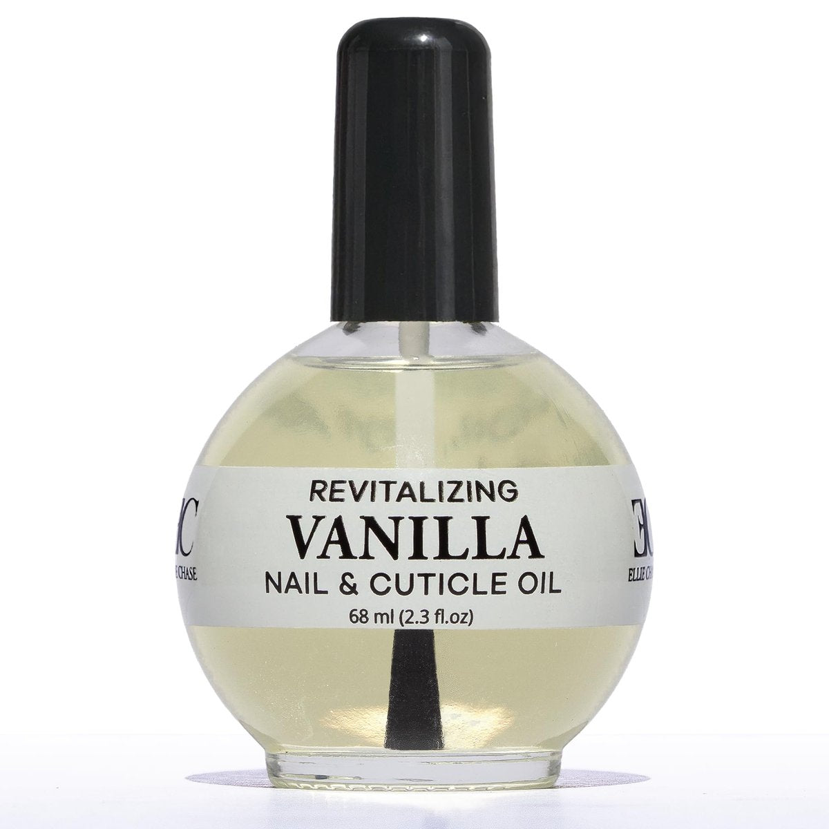 Ellie Chase Moisturizing Cuticle & Nail Care Oil 2.3 Fl Oz - Vanilla Scented – Infused with Jojoba Oil, Aloe, Vitamin E – Nail & Cuticle Hydration, Repair, Moisturizer, Strengthener, Growth - görsel 1