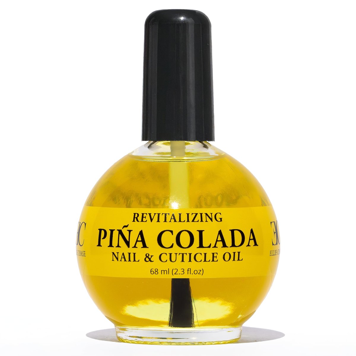 ELLIE CHASE Moisturizing Cuticle & Nail Care Oil – Pina Colada Scented, Infused with Jojoba Oil, Aloe & Vitamin E – 2.3 Fl Oz - görsel 1