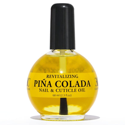 ELLIE CHASE Moisturizing Cuticle & Nail Care Oil – Pina Colada Scented, Infused with Jojoba Oil, Aloe & Vitamin E – 2.3 Fl Oz