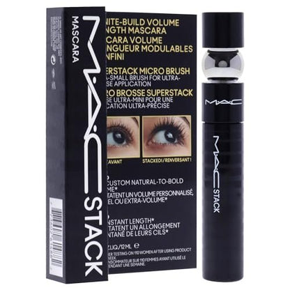 MAC Stack Mascara Superstack Micro Brush Mascara - Carbon Black, 0.41 oz Avelisse