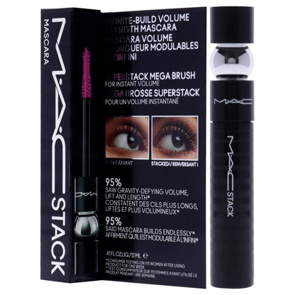 MAC Stack Mascara Superstack Macro Brush Mascara - Black, 0.41 oz Avelisse