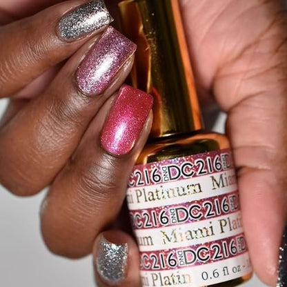 DND DC Base Gel and Top Gel Polish No Cleanse Set - UV/LED Gel Base Coat 800 & No Cleanse Top Coat 900, Salon Professional Gel Polish Duo, 0.6 Fl Oz Each Avelisse