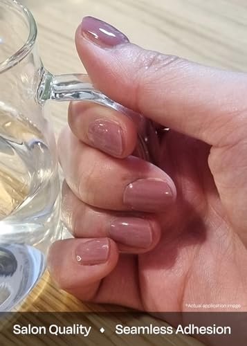 ohora Semi Cured Gel Nail Strips in N Bare Plum – Salon-Quality, Long-Lasting DIY Manicure Avelisse