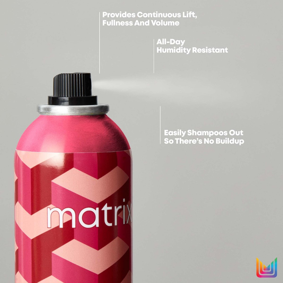 Matrix Styling Fixer Hairspray – Flake-Free Lift, Fullness & Volume, Frizz Control, Flexible Hold, Vegan, 11.1 oz Avelisse