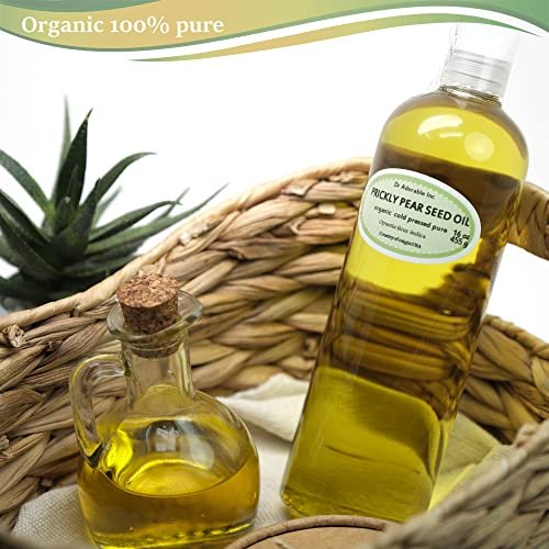 Dr Adorable 16 oz Prickly Pear Seed Oil - 100% Pure Natural Organic Cold Pressed Avelisse