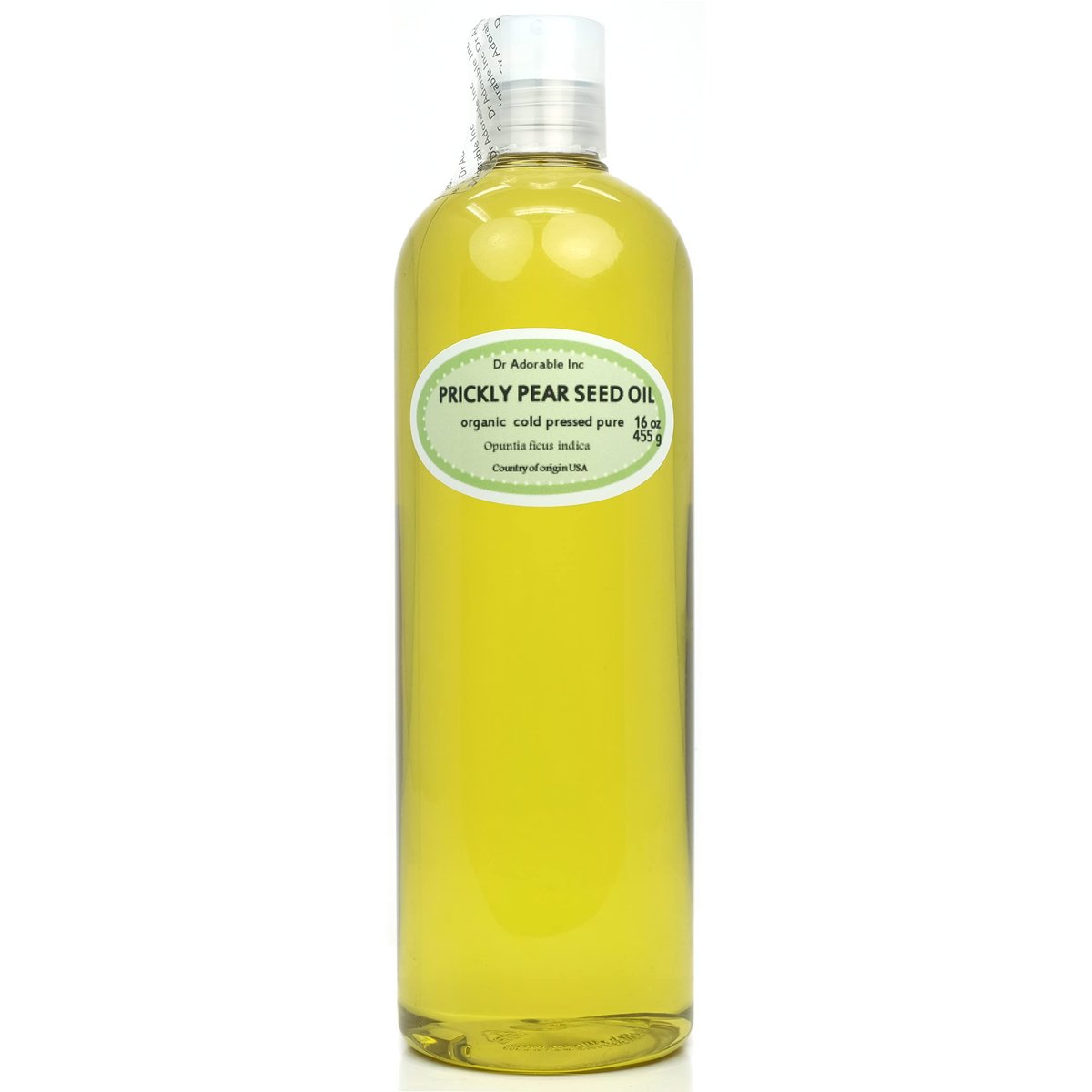 Dr Adorable 16 oz Prickly Pear Seed Oil - 100% Pure Natural Organic Cold Pressed Avelisse