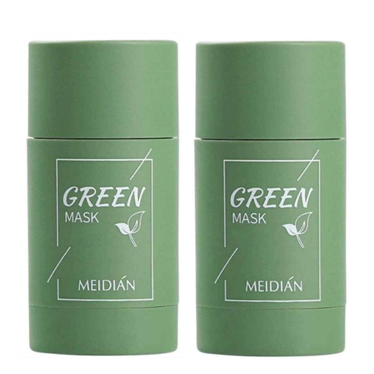 MISEDI Green Tea Mask Stick – 2 Pack, Blackhead Remover & Deep Pore Cleansing Face Mask with Green Tea Extract, Moisturizing for All Skin Types Avelisse