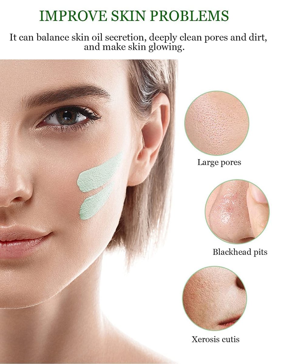 MISEDI Green Tea Mask Stick – 2 Pack, Blackhead Remover & Deep Pore Cleansing Face Mask with Green Tea Extract, Moisturizing for All Skin Types Avelisse