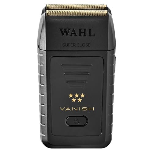 Wahl Professional 5 Star Vanish Shaver - Cordless Lithium-Ion Foil Shaver with 100+ Minute Runtime, Ergonomic Design, Gold Avelisse