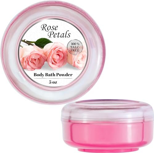 R-NEU Body Powder for Women – Talc-Free Dusting Powder with Elegant Rose Petals Scent, 5 oz - görsel 4
