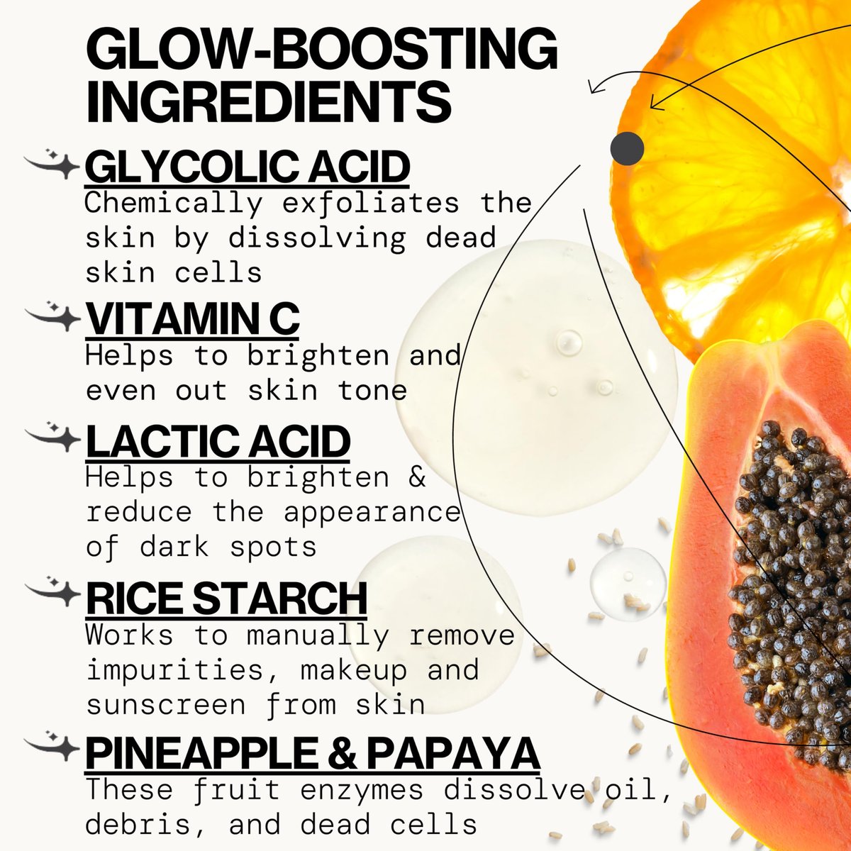 Pacifica Glow Baby Exfoliating Face Scrub – Brightening Enzyme Facial Cleanser with Vitamin C & Glycolic Acid for Radiant Smooth Skin, Vegan & Microbead-Free (4 fl oz) Avelisse