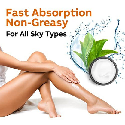 Adellina Urea Cream 40 Percent for Feet Maximum Strength - Dry Cracked Heels Repair Lotion 5.3 oz Avelisse