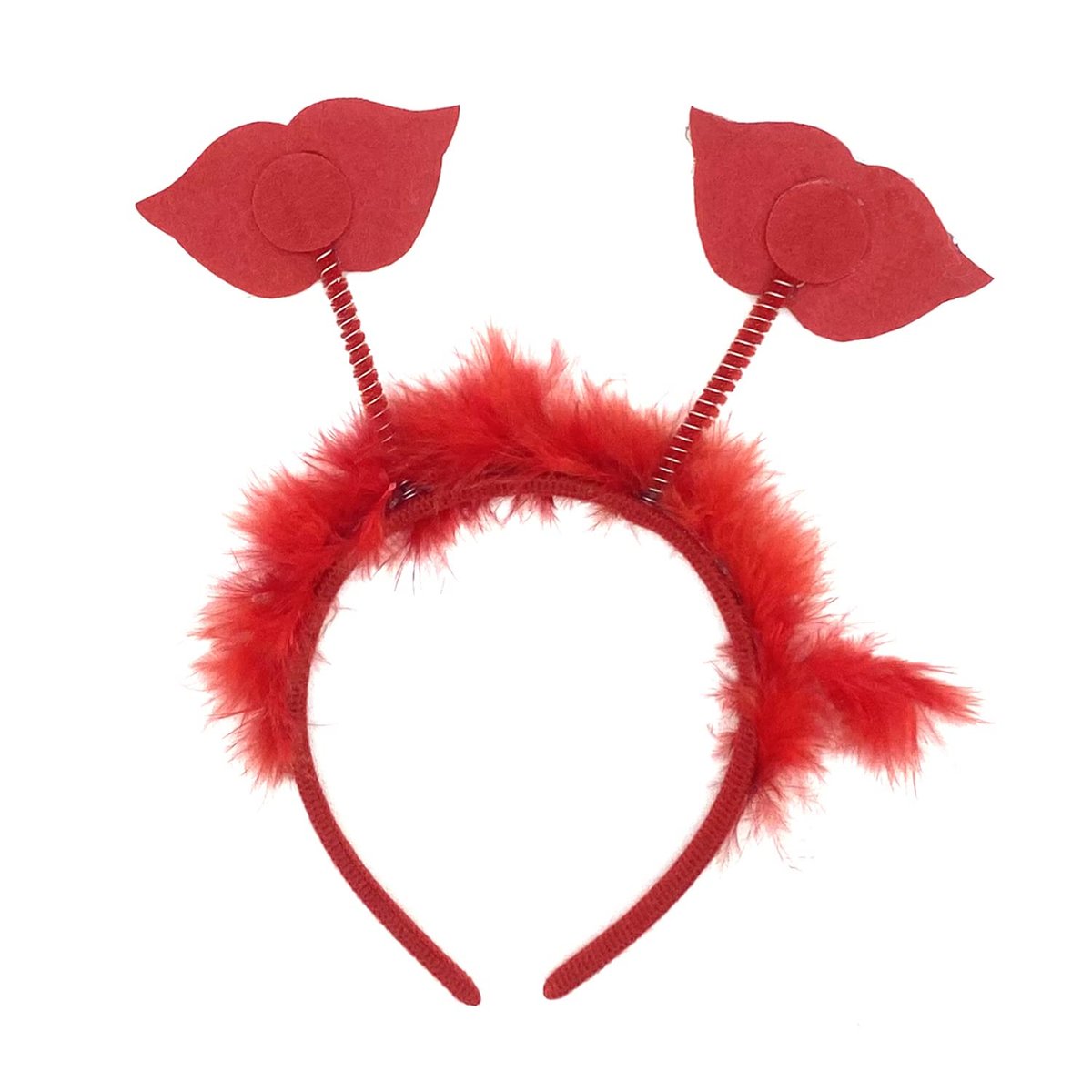 Dzrige Red Lips Headband – Glitter Kiss Lips Hair Band for Valentine's Day, New Year, Wedding, Birthday Party - görsel 3