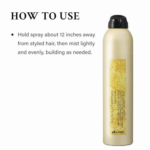 Davines This Is A Perfecting Hairspray, Medium Hold Invisible Finish - Ultra-Fine Mist for Natural Movement, 9.1 Fl Oz Avelisse