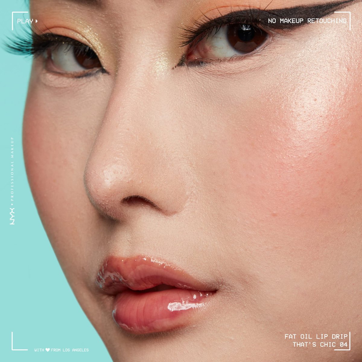 NYX PROFESSIONAL MAKEUP Fat Oil Lip Drip - Moisturizing Lip Oil Gloss, Vegan Tinted Formula, Up to 12 HR Hydration - That's Chic (Deep Berry) - görsel 6