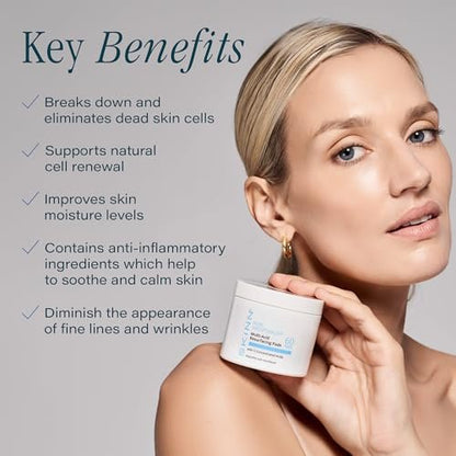 SKINN Multi-Acid Resurfacing Pads – Glycolic, Lactic & Salicylic Acid Exfoliating Treatment (60 Pads) Avelisse