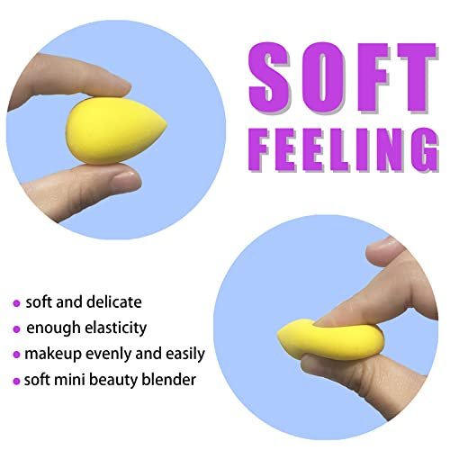 GFOUNS 30-Piece Mini Makeup Sponge Set – Multi-Colored Foundation Blending Sponges for Flawless Application - görsel 8