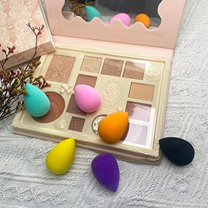GFOUNS 30-Piece Mini Makeup Sponge Set – Multi-Colored Foundation Blending Sponges for Flawless Application