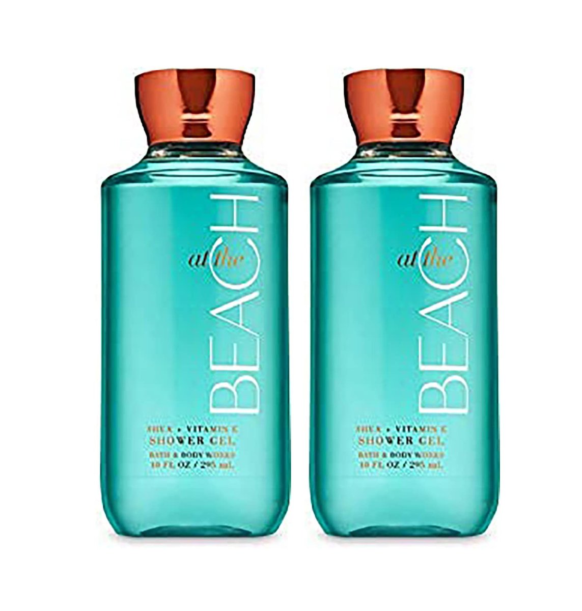 Bath & Body Works At The Beach Shower Gel Gift Set for Women - 10 oz (Pack of 2) Avelisse