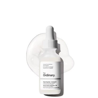 The Ordinary Multi-Peptide + Hyaluronic Acid Serum for Crow's Feet, Elasticity & Firmness, 1 Fl Oz Avelisse
