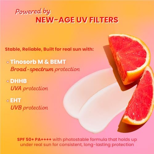 DOT & KEY Vitamin C + E Sunscreen SPF 50 | Water-Light Liquid Sunscreen for Face | UVA/UVB & Blue Light Protection | All Skin Types | 50g (1.76 oz) Avelisse