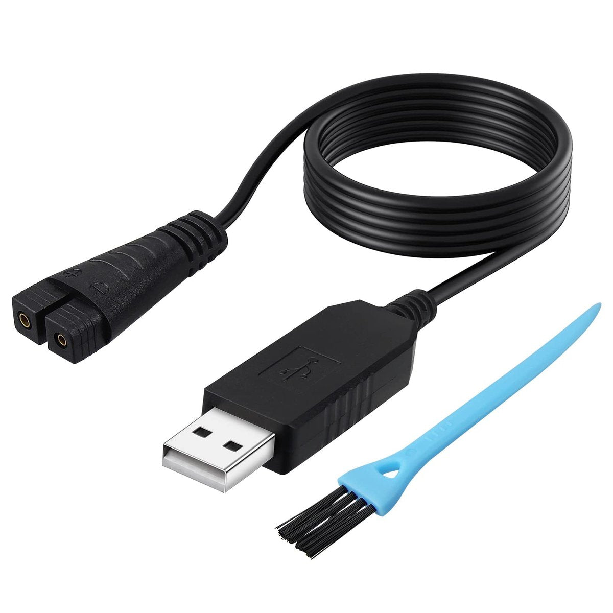 Charger Replacement for Panasonic Shaver ER-GB42-K, Charging Cable for Beard Trimmer, with Cleaning Brush - görsel 1
